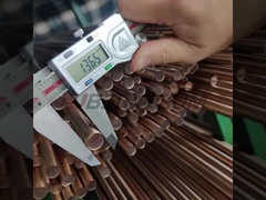 Beryllium Bronze BrrB2 Stangen BrB2 Bar nach GOST 15835 Größe 3mm 10mm 20mm 50mm 60mm